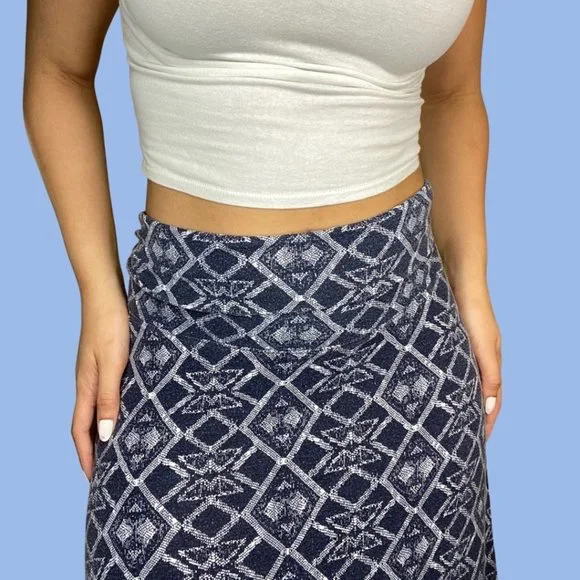 Boho Patterned Maxi Skirt - Picture 3 of 4